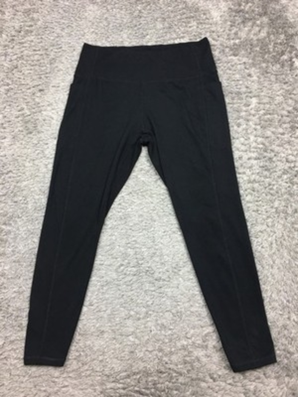 Womens Black High-Waist Leggings
